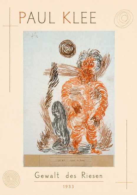 Paul Klee Gewalt Des Riesen II No1 - Juliste