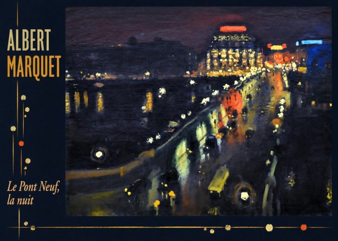 Albert Marquet Le Pont Neuf, La Nuit No3 - Juliste