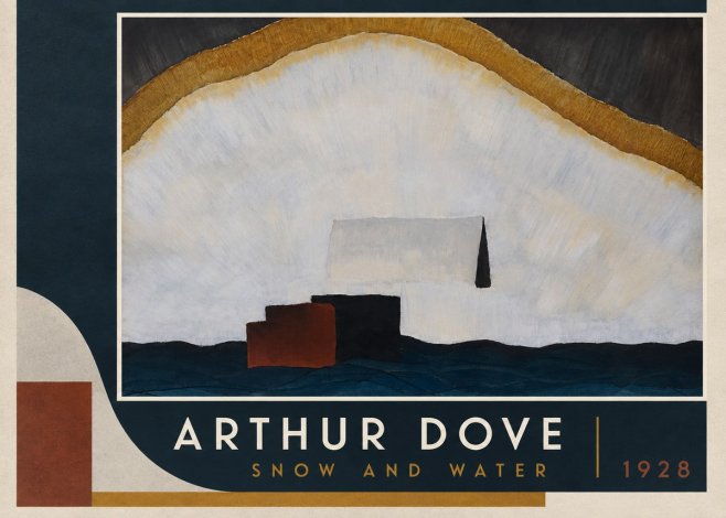 Arthur Dove Snow and Water No2 - Juliste