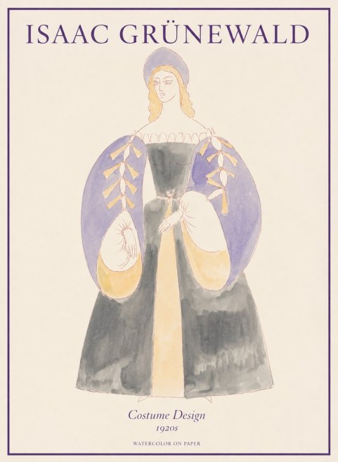 Isaac Grünewald Costume Design XIV No1 - Juliste
