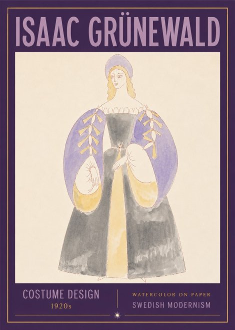 Isaac Grünewald Costume Design XIV No3 - Juliste