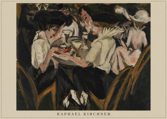 Raphael Kirchner Table Talk No6 - Juliste