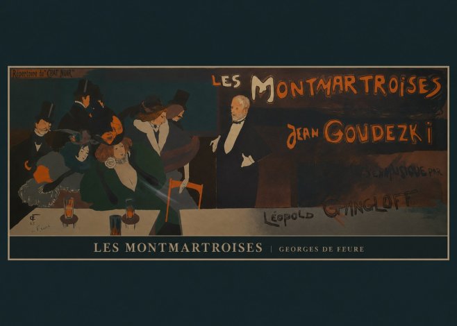 Georges de Feure Les Montmartroises No6 - Juliste
