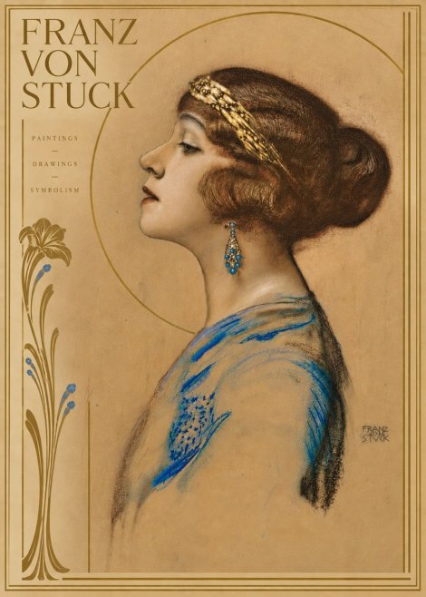 Franz von Stuck Head of a Girl No6 - Juliste