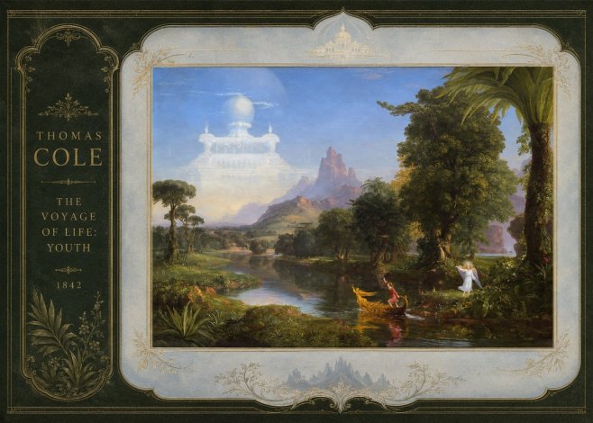Thomas Cole The Voyage of Life: Youth IV No2 - Juliste
