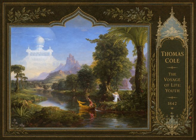 Thomas Cole The Voyage of Life: Youth IV No4 - Juliste
