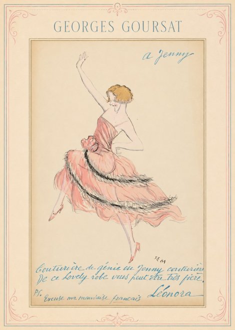 Georges Goursat A Jenny No1 - Juliste