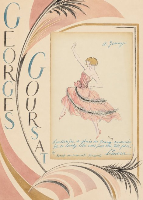 Georges Goursat A Jenny No5 - Juliste