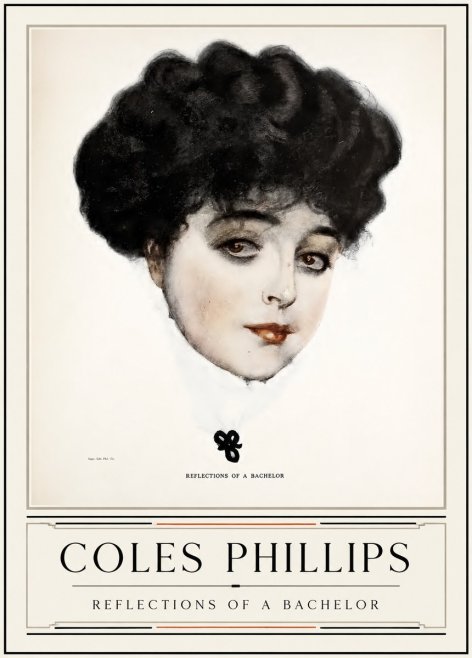 Coles Phillips Reflections of a Bachelor No3 - Juliste