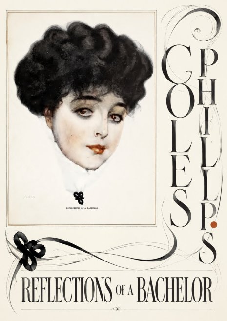 Coles Phillips Reflections of a Bachelor No6 - Juliste