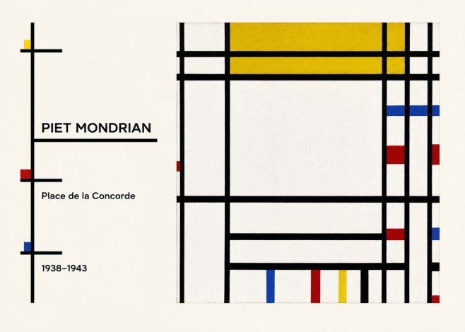 Piet Mondrian Place De La Concorde No6 - Juliste