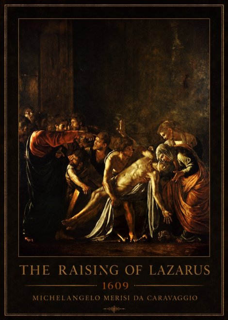 Michelangelo Merisi da Caravaggio The Raising of Lazarus No1 - Juliste