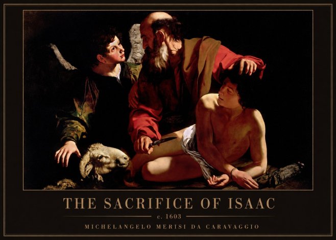 Michelangelo Merisi da Caravaggio The Sacrifice of Isaac III No1 - Juliste