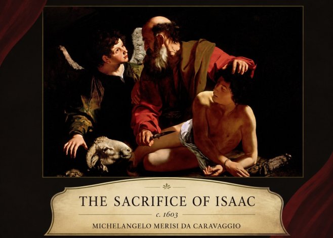 Michelangelo Merisi da Caravaggio The Sacrifice of Isaac III No4 - Juliste