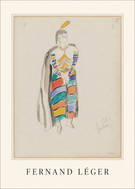 Fernand Léger Chef Moreau No5 - Juliste