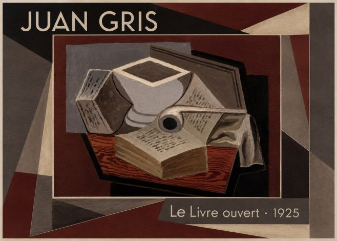 Juan Gris Le Livre Ouvert No3 - Juliste