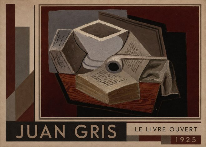 Juan Gris Le Livre Ouvert No6 - Juliste