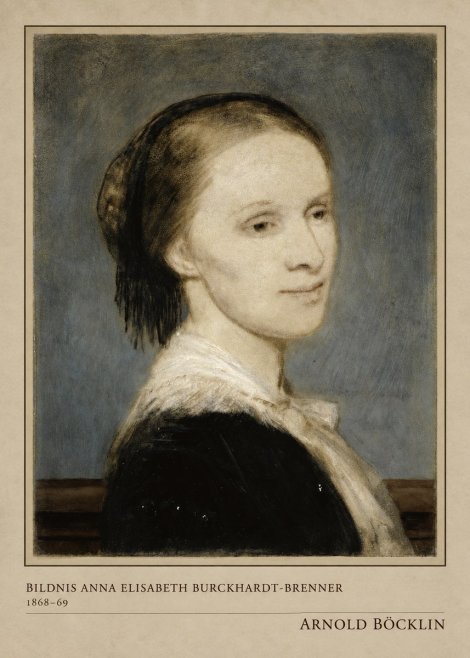 Arnold Böcklin Bildnis Anna Elisabeth Burckhardt-brenner No4 - Juliste