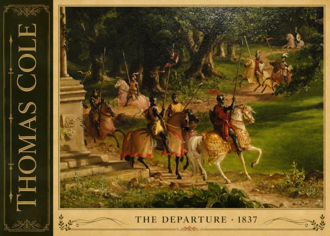 Thomas Cole The Departure III No2 - Juliste