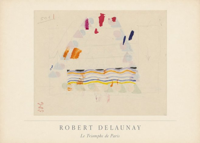 Robert Delaunay Le Triomphe De Paris V No3 - Juliste