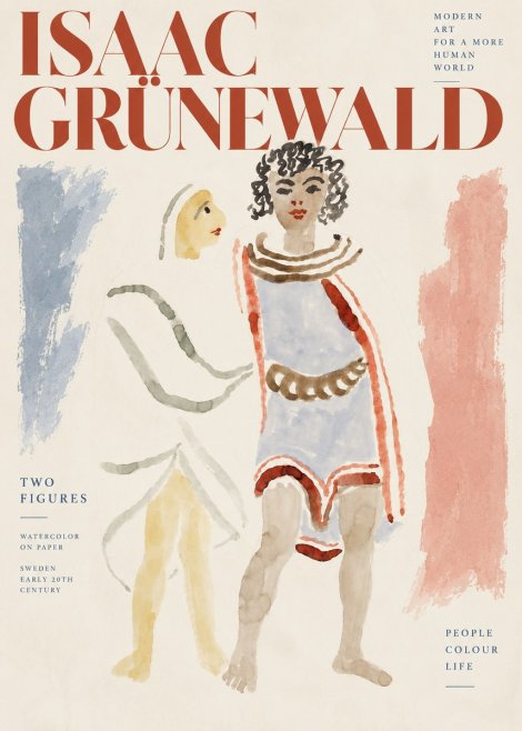 Isaac Grünewald Figures No4 - Juliste