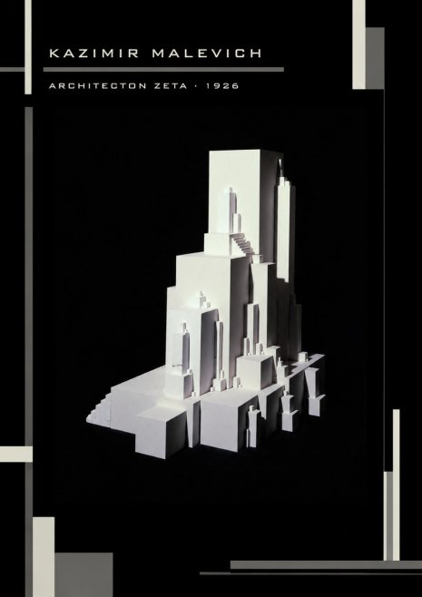 Kazimir Malevich Architecton Zeta No4 - Juliste