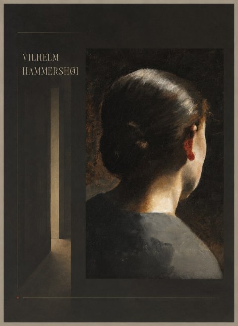 Vilhelm Hammershøi Woman Seen from Behind No4 - Juliste