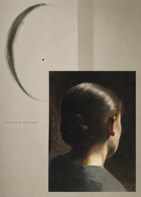 Vilhelm Hammershøi Woman Seen from Behind No6 - Juliste