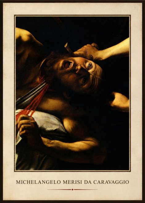 Michelangelo Merisi da Caravaggio David with the Head of Goliath IV No6 - Juliste
