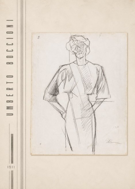 Umberto Boccioni Figure Study, 1911 No3 - Juliste