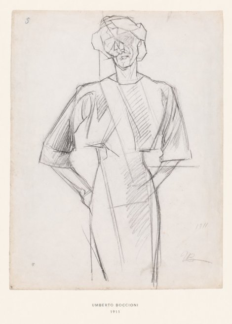 Umberto Boccioni Figure Study, 1911 No6 - Juliste