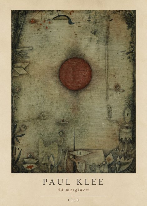 Paul Klee Ad Marginem No5 - Juliste
