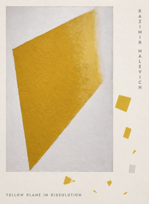 Kazimir Malevich Yellow Plane in Dissolution No5 - Juliste