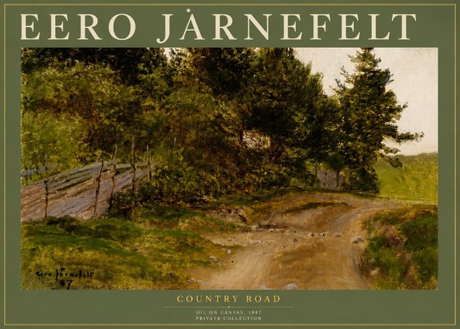 Eero Järnefelt Country Road No4 - Juliste