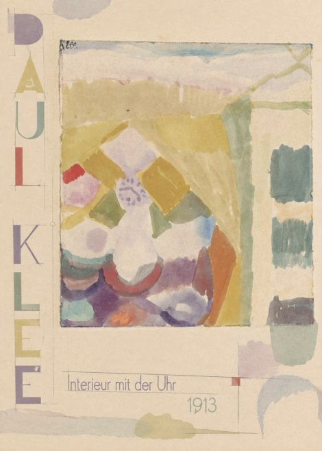Paul Klee Interieur Mit Der Uhr II No5 - Juliste