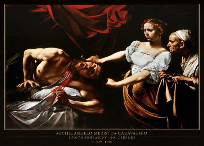 Michelangelo Merisi da Caravaggio Judith Beheading Holofernes IV No4 - Juliste