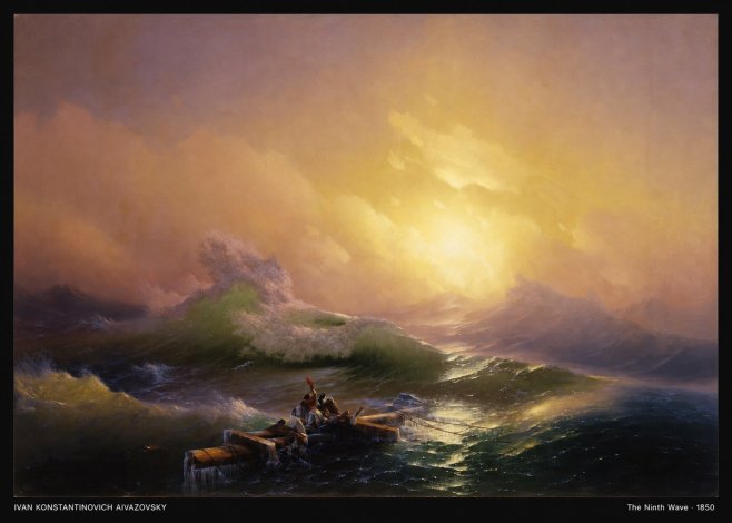 Ivan Konstantinovich Aivazovsky The Ninth Wave III No4 - Juliste
