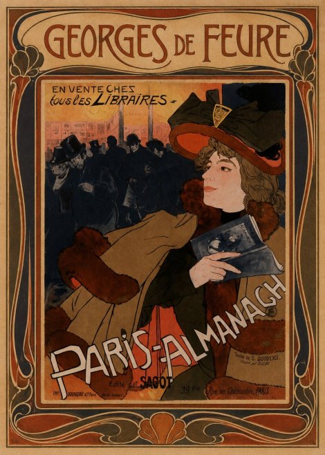 Georges de Feure Paris-almanach III No1 - Juliste