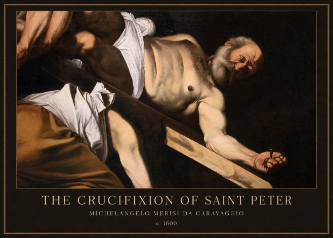 Michelangelo Merisi da Caravaggio The Crucifixion of Saint Peter V No1 - Juliste