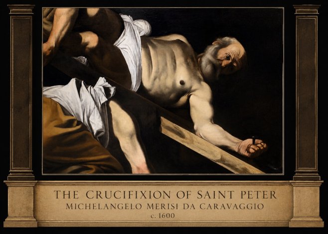 Michelangelo Merisi da Caravaggio The Crucifixion of Saint Peter V No3 - Juliste