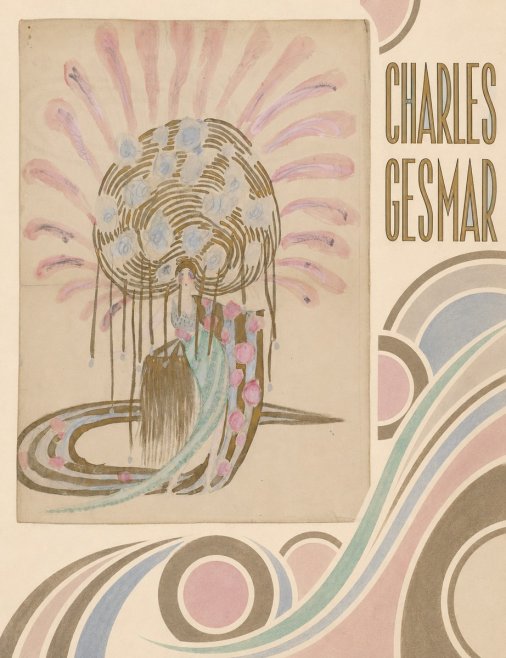 Charles Gesmar Woman with Headdress No4 - Juliste