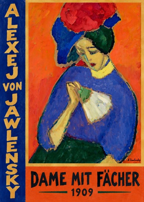 Alexej von Jawlensky Dame Mit Fächer No2 - Juliste