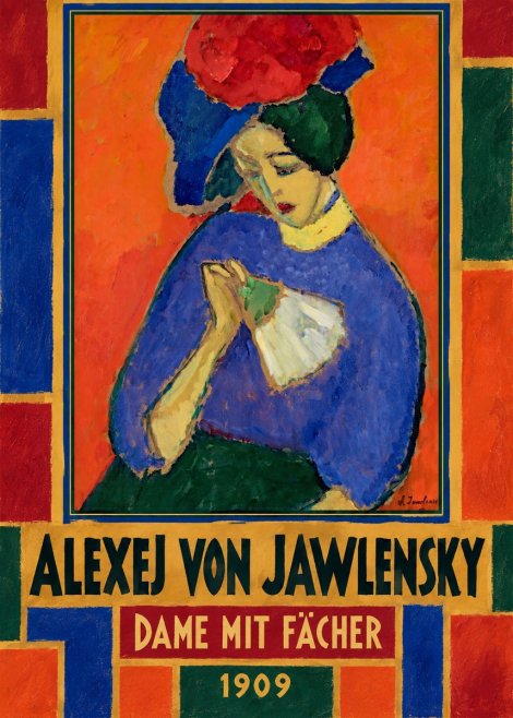 Alexej von Jawlensky Dame Mit Fächer No3 - Juliste