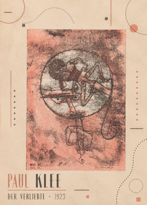 Paul Klee Der Verliebte II No2 - Juliste