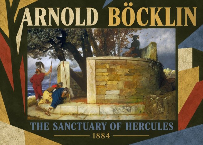 Arnold Böcklin The Sanctuary of Hercules No5 - Juliste