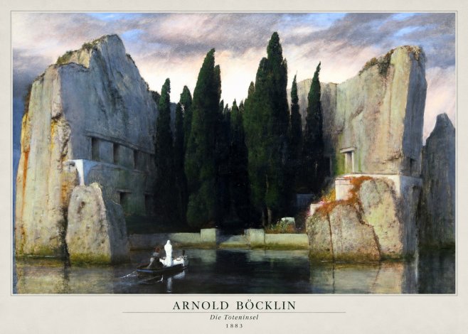 Arnold Böcklin Die Toteninsel VII No2 - Juliste