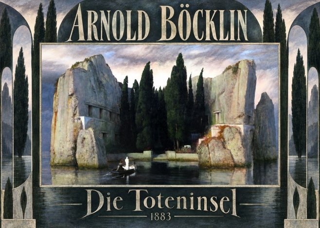 Arnold Böcklin Die Toteninsel VII No5 - Juliste