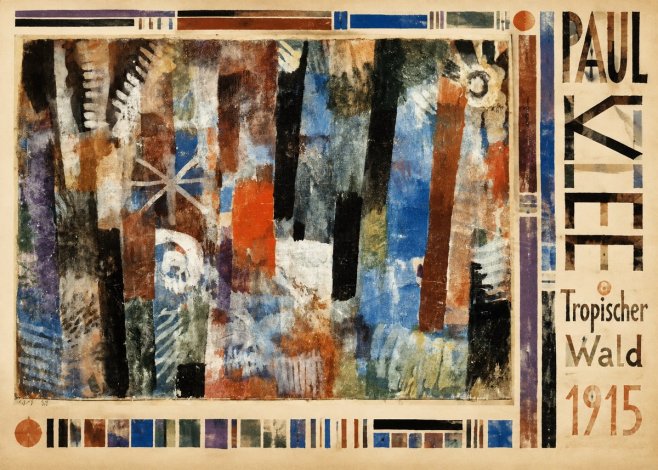 Paul Klee Tropischer Wald No5 - Juliste