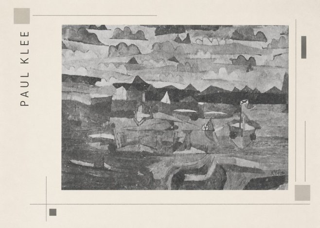 Paul Klee Coastal Landscape No5 - Juliste