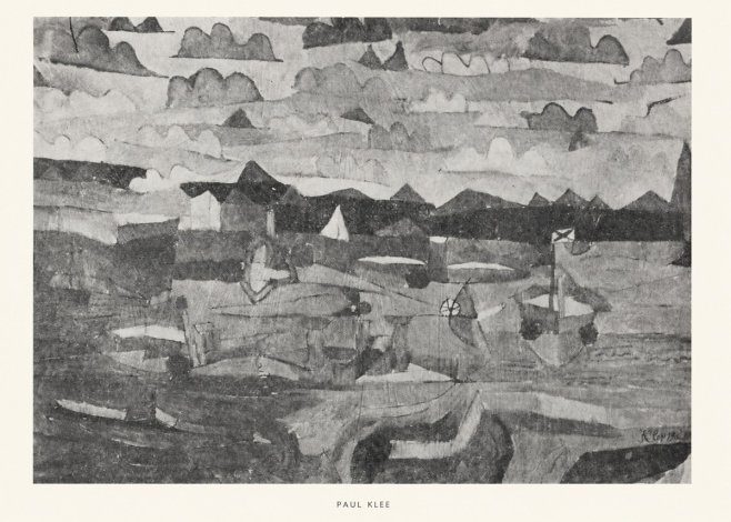 Paul Klee Coastal Landscape No6 - Juliste